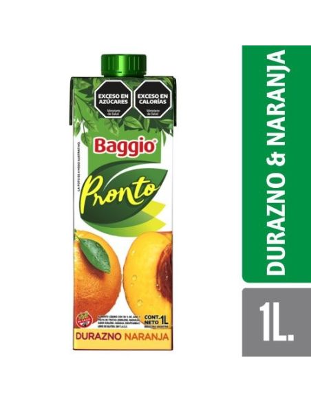 BAGGIO PRONTO Durazno Naranja 1Lt