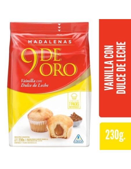9 DE ORO Galletitas Con Canela 160gr
