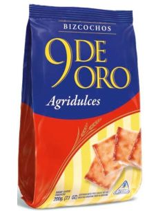 9 DE ORO Bizcocho Agridulce 200gr