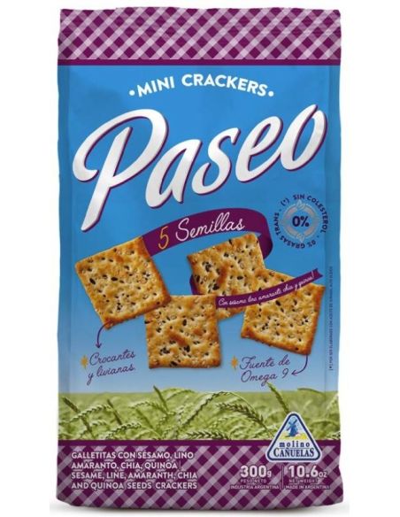 PASEO Crackers 5 Semillas 300gr