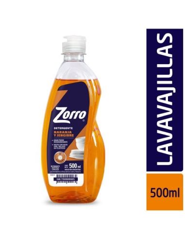 ZORRO Ultra Lavavajillas Naranja 500ml