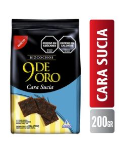 9 DE ORO Bizcocho Cara Sucia 200gr