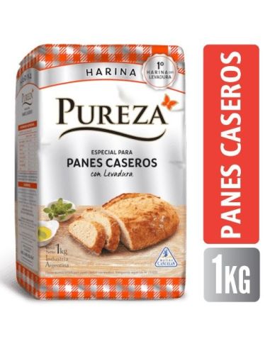 PUREZA Harina Panes Caseros 1kg