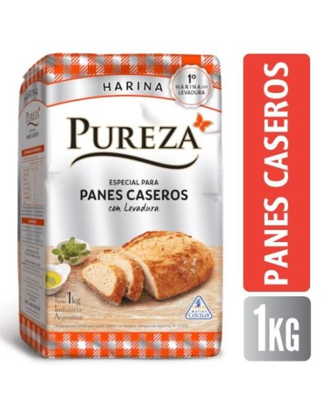 PUREZA Harina Panes Caseros 1kg