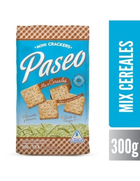 PASEO Cracker Mix de Cereales 300gr