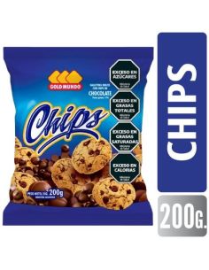 GOLD MUNDO Chips Chocolate 200gr