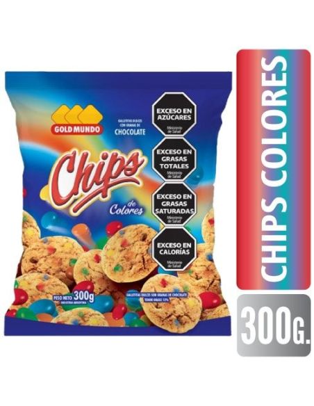 GOLD MUNDO Chips De Colores 300gr