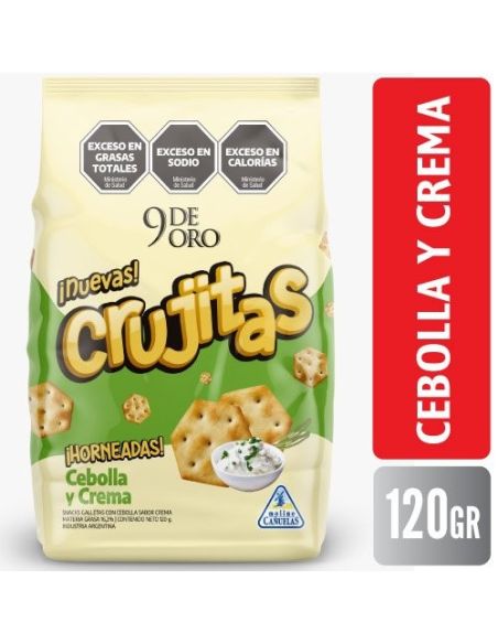 CRUJITAS Galletas Cebolla Y Crema 120G