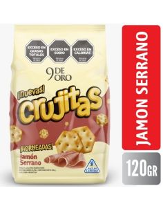 CRUJITAS Galletas Jamon Serrano 120G