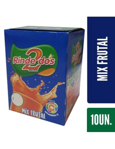 RINDE 2 JUGO Mix Frutal 13gr X 10un