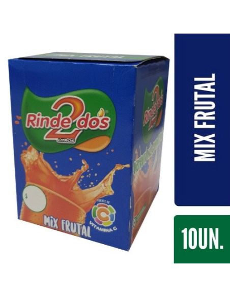 RINDE 2 JUGO Mix Frutal 13gr X 10un