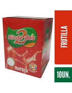 RINDE 2 JUGO Frutilla 13gr X 10un