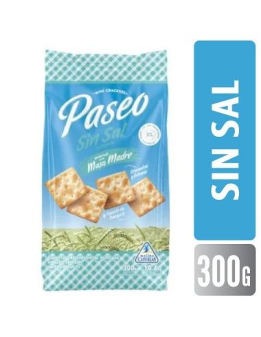 PASEO Sin Sal Crackers 300gr