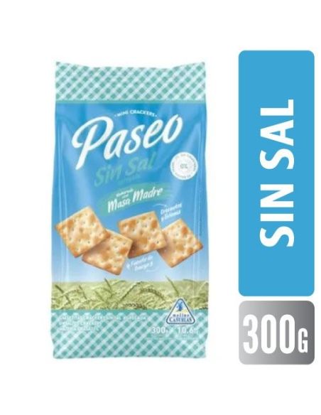 PASEO Sin Sal Crackers 300gr